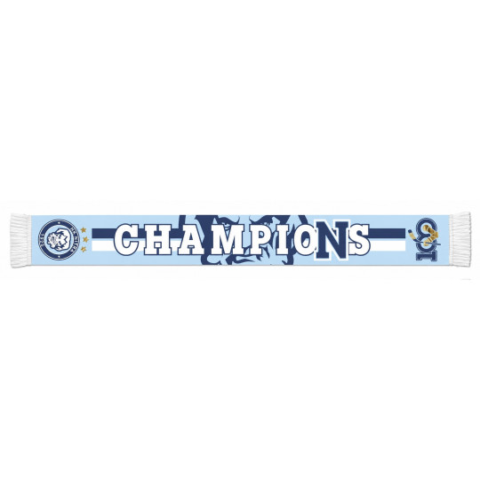 CHAMPIONS šál detský - modrý