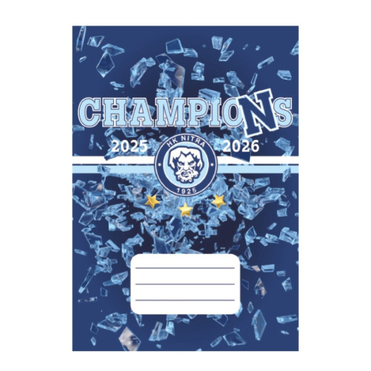 Zošit HK Nitra - CHAMPIONS