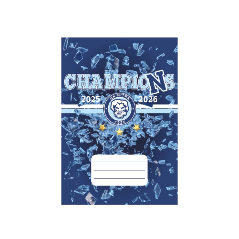 Zošit HK Nitra - CHAMPIONS