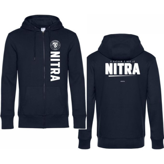 Mikina MODRÁ s prémiovou výšivkou