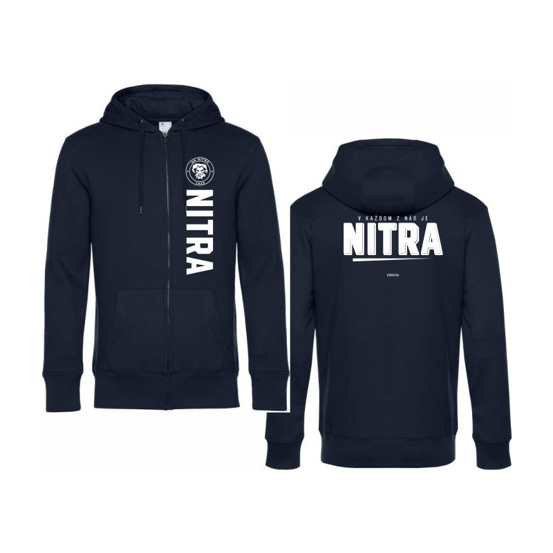 Mikina MODRÁ s prémiovou výšivkou