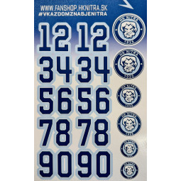 Sada nálepiek HK Nitra - 20 číslic