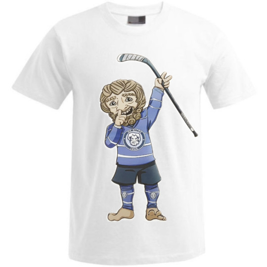 Detské tričko BIELE Corgi s hokejkou