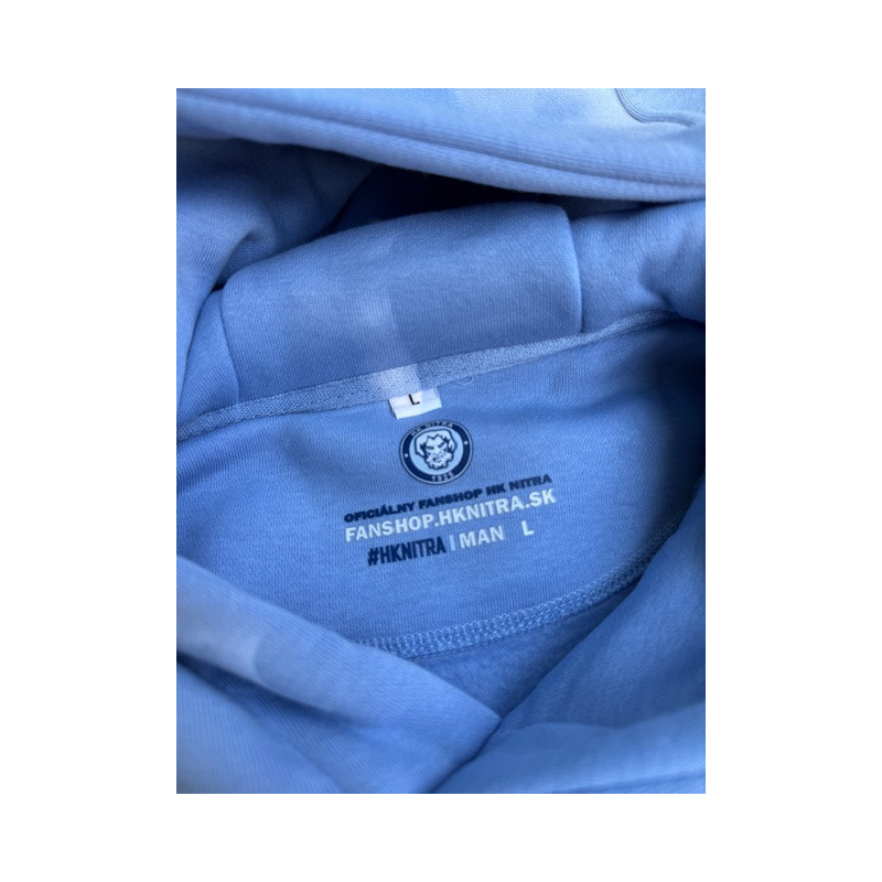 Pánska Mikina BLEDOMODRÁ s výšivkou LOGO