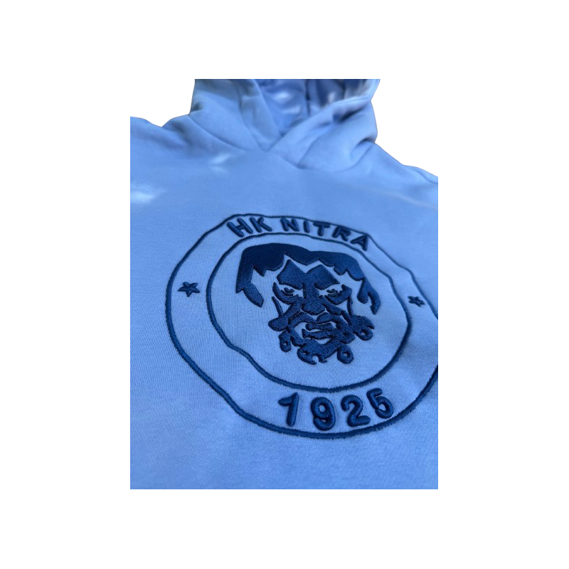 Pánska Mikina BLEDOMODRÁ s výšivkou LOGO