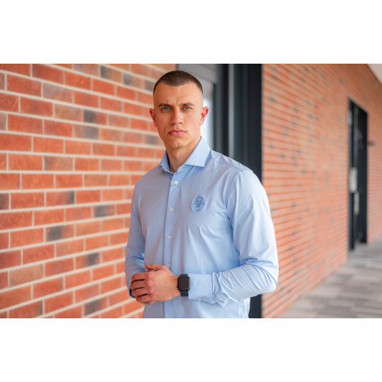 Pánska bledomodrá košela