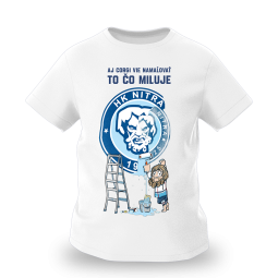 Detské tričko CORGI MALIAR biele