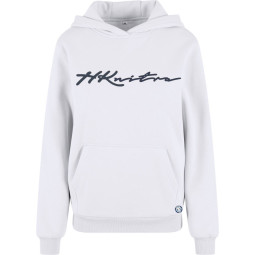 Dámska Mikina BIELA s výšivkou HK NITRA