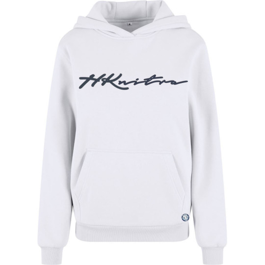 Dámska Mikina BIELA s výšivkou HK NITRA