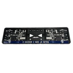 Podznačka pod ŠPZ “V každom z nás je Nitra”