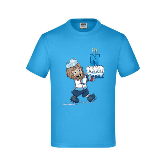 Detské tričko CORGI s tortou bledomodré - 100 rokov