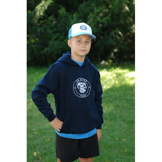 Detská mikina LOGO modrá