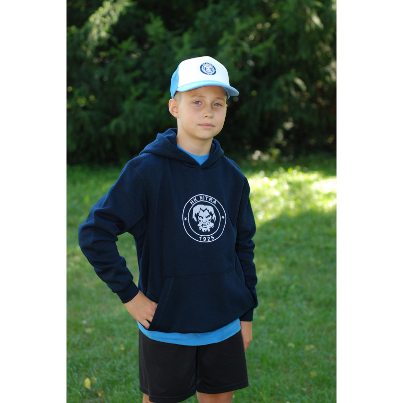 Detská mikina LOGO modrá