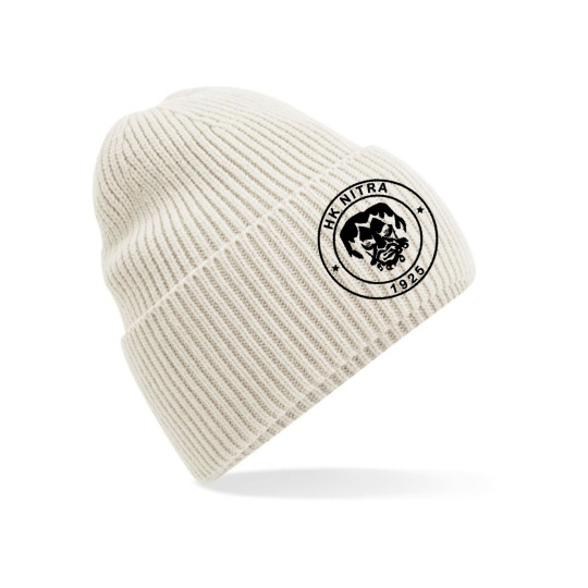 Zimná čiapka KRÉMOVÁ s LOGOM