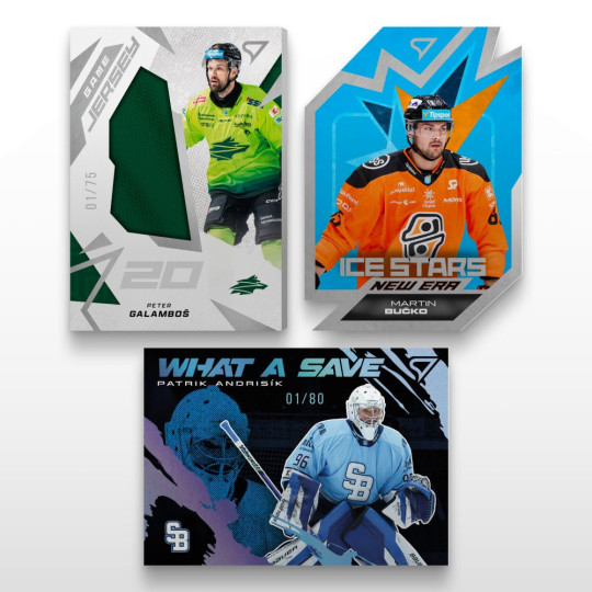 Hokejový balíček kariet - RETAIL 6 kariet