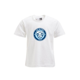 Detské tričko s klubovým LOGOM biele