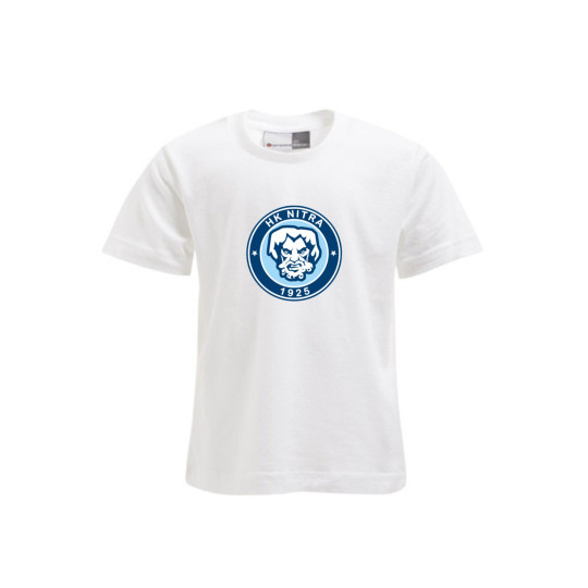 Detské tričko s klubovým LOGOM biele